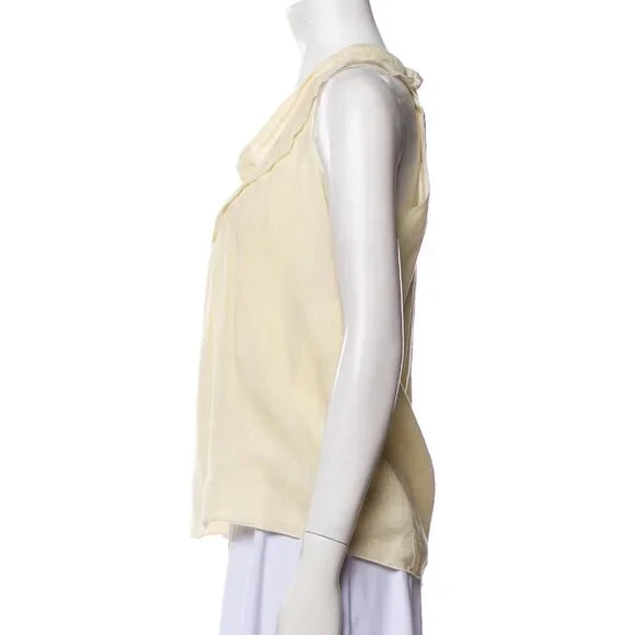 Rochas Silk Scoop Neck Blouse - Picture 2 of 3